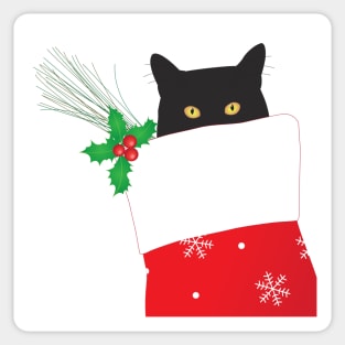 Christmas Cat Sticker